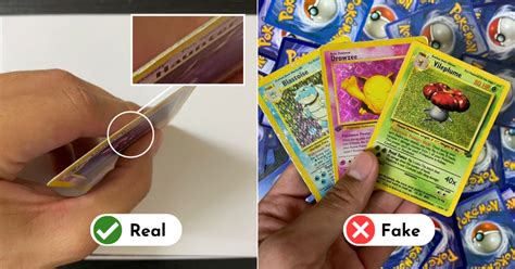 how to know if pokemon cards are real.